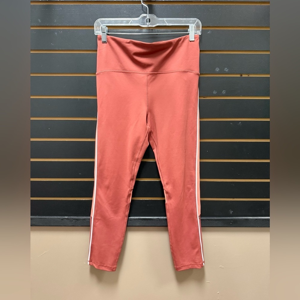 Zyia Active Coral Color Block High Waist Athletic Leggings Size 8-10
